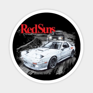 iNTIAL D Ryosuke Takahashi FC vs Kyoichi Sudo EVO Drift Car Battle RED SUNS EMPERIOR Magnet